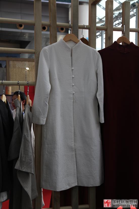 美女茶服,茶叶加盟店,惜物茶服--精致长衫系列-茶服4