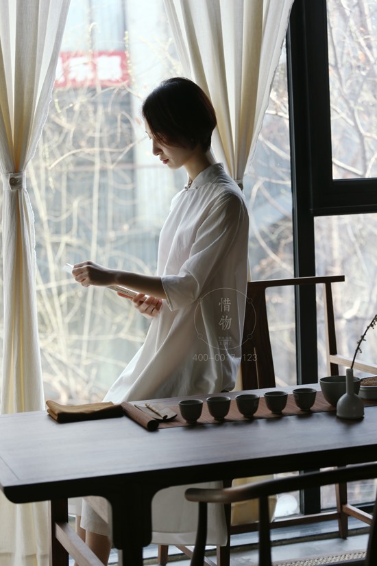 惜物棉服茶服之美－惜物服饰棉麻服装批发