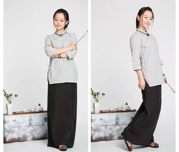  中式棉麻服装_茶服之美_禅茶服批发品牌