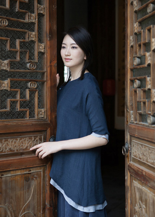  中式棉麻服装_茶服之美_禅茶服批发品牌